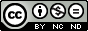 Creative Commons Attribution, Non-commercial, No-Derivatives License